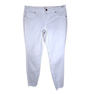 Ted‎ Baker Womens Jeans White  Sz 32 Neutral Spring Summer Minimalist